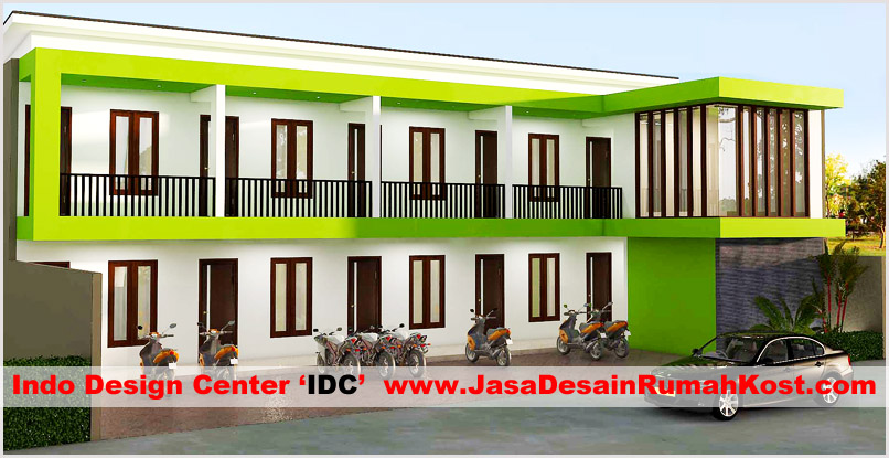 Desain Rumah Kost 2 Lantai Di Cipinang b