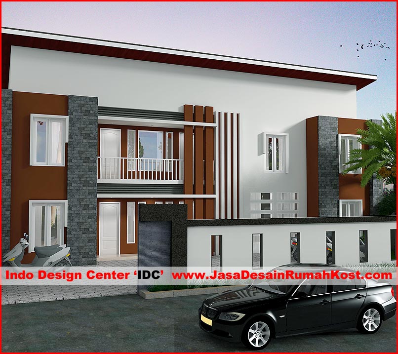 Desain Rumah Kost 2 Lantai Slipi C