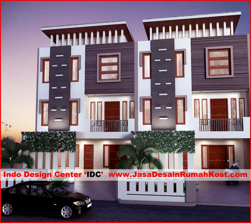 Desain Rumah Kost 3 Lantai di Tambora a