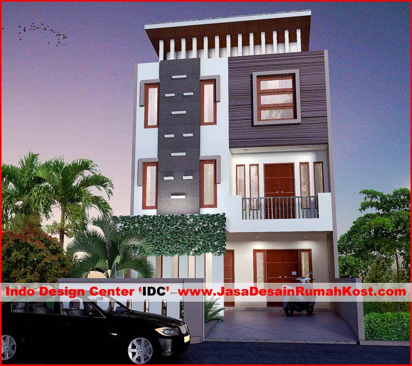 Desain Rumah Kost 3 Lantai di Tambora b
