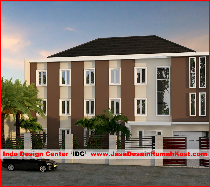 Jasa Desain Rumah Kost 3 Lantai Di Bekasi