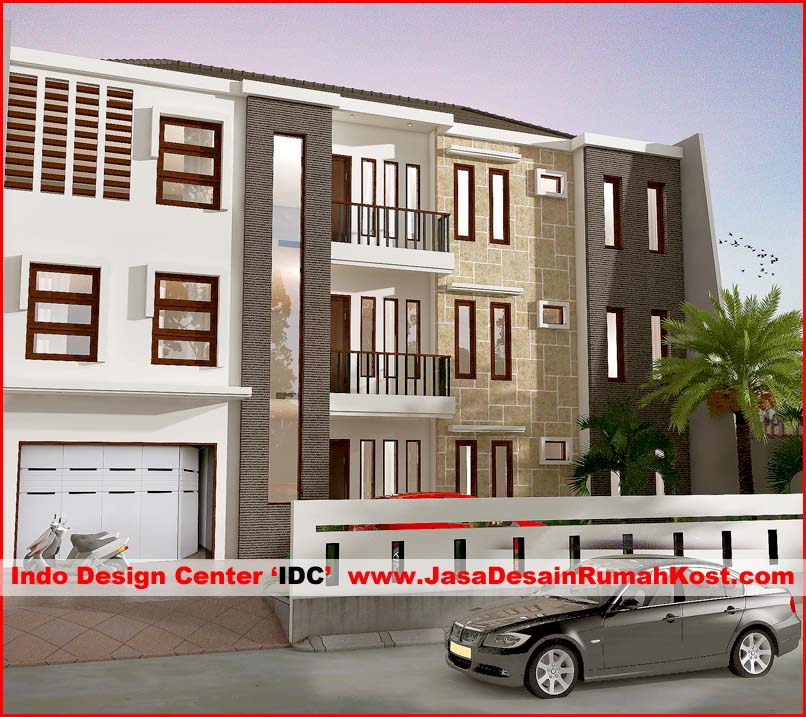 Jasa Desain Rumah Kost 3 Lantai di Meruya A