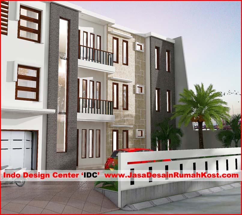 Jasa Desain Rumah Kost 3 Lantai di Meruya B