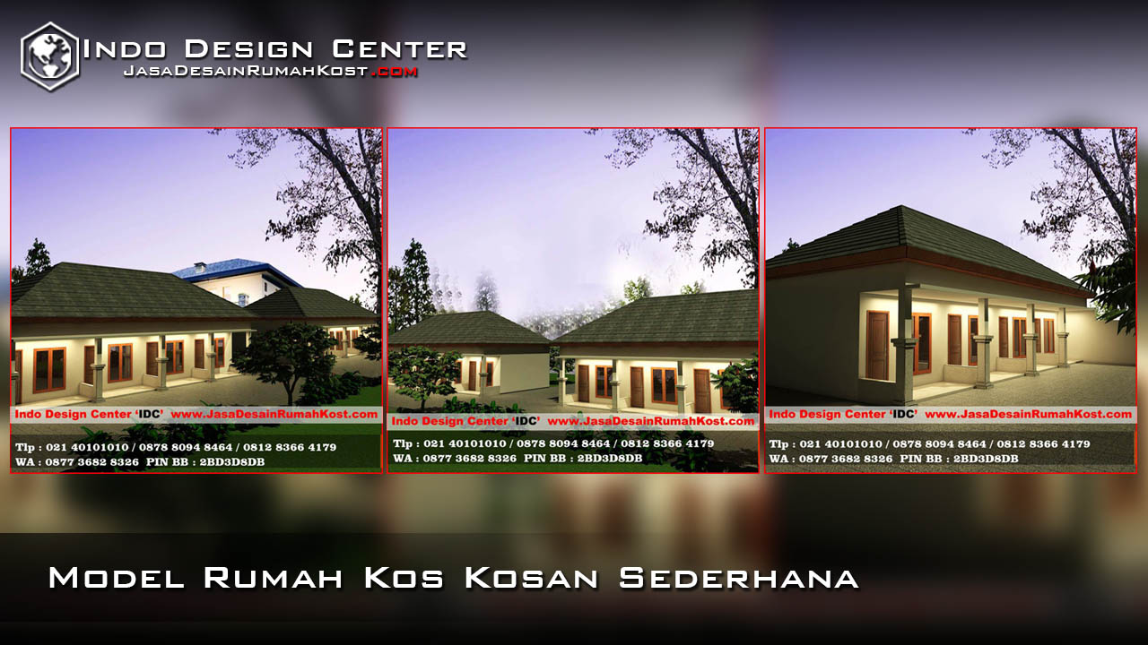 Model Rumah Kos Kosan Sederhana