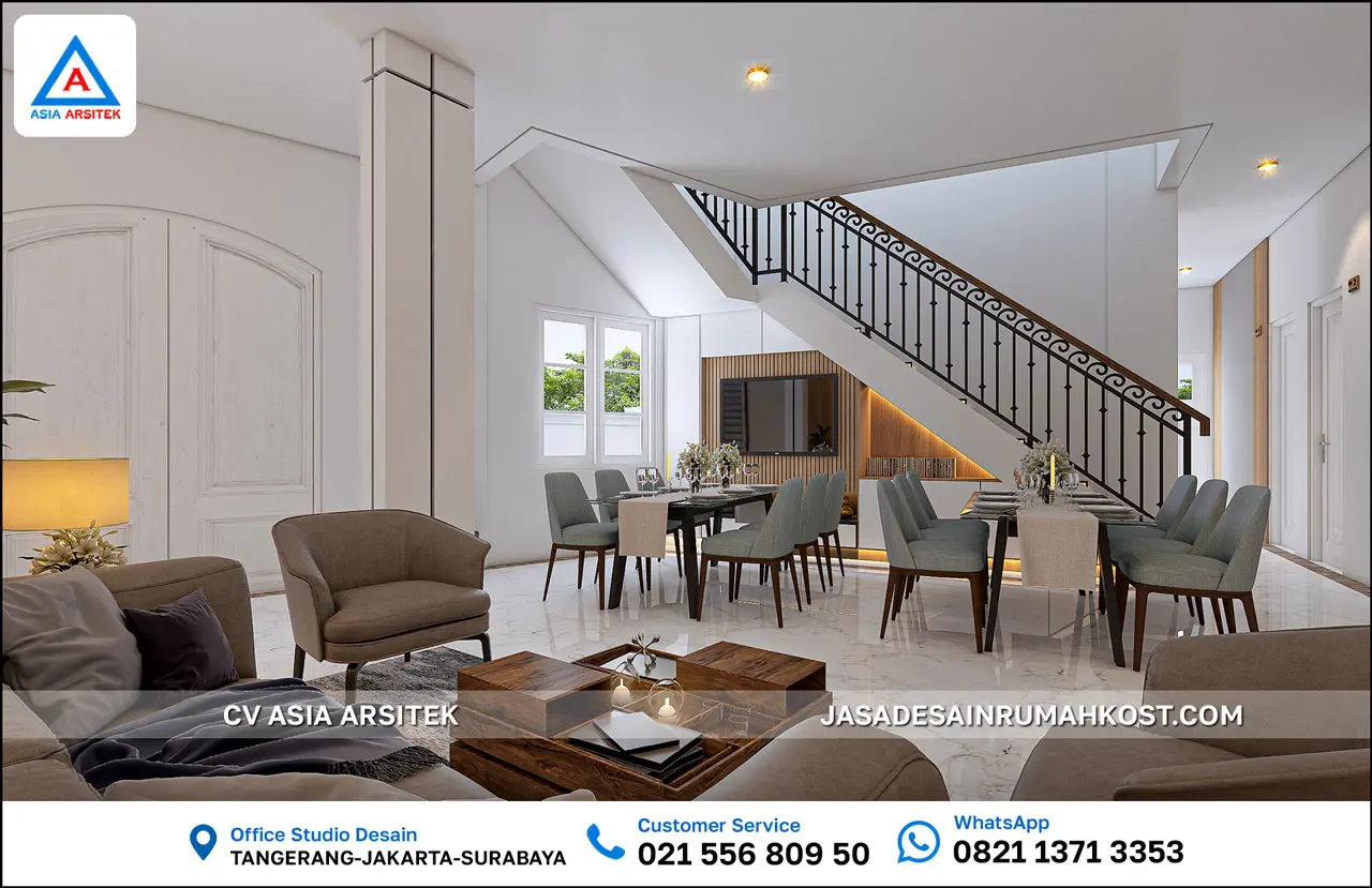 Jasa Desain Rumah Kost 3 Lantai di Padang Sumatera Barat