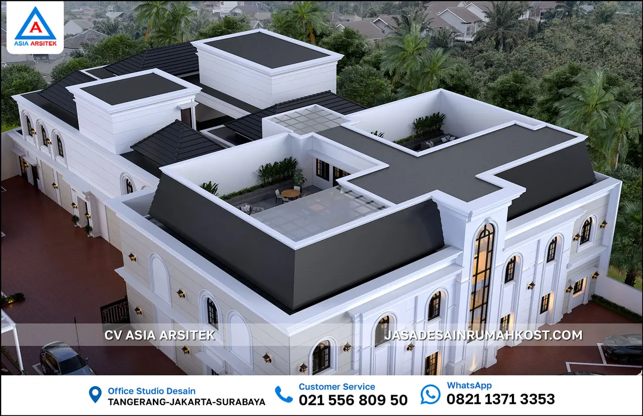 Jasa Desain Rumah Kost 3 Lantai di Serang Banten atas