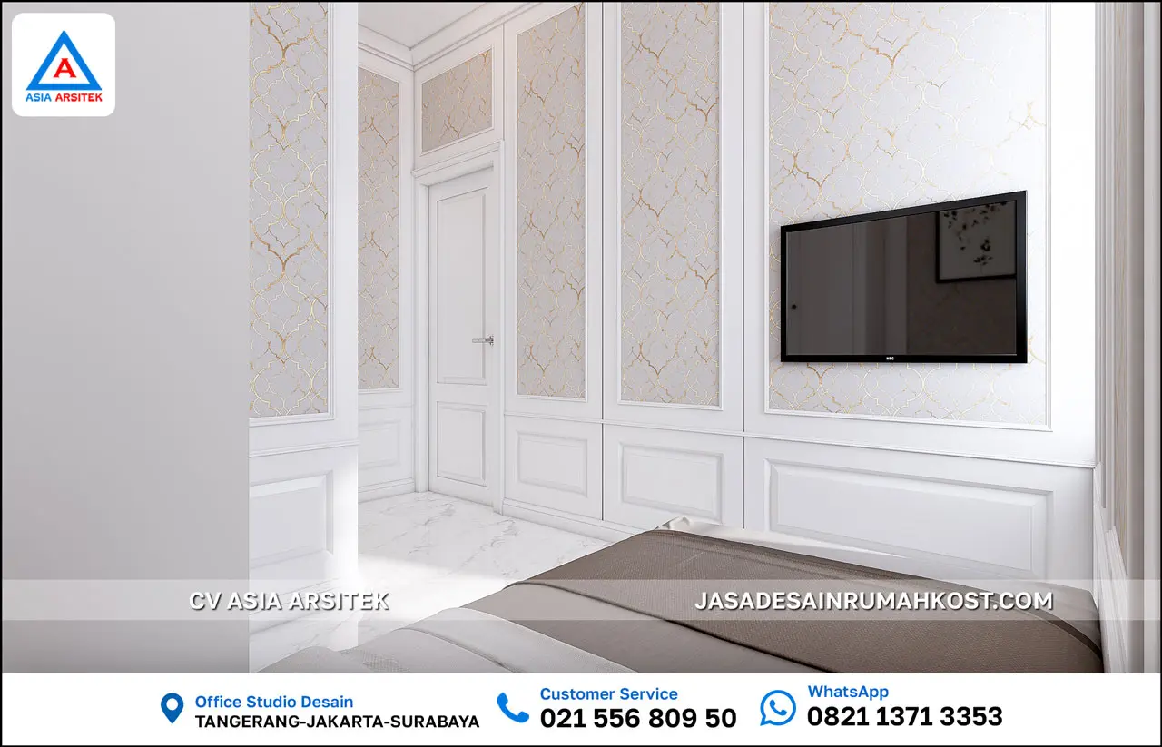 Jasa Desain Rumah Kost 3 Lantai di Tangerang Selatan kamar