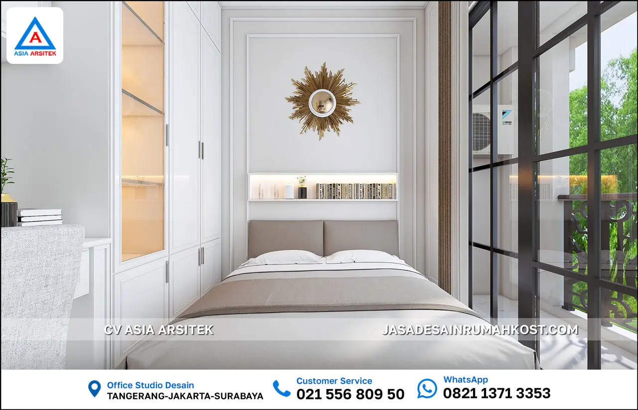 Jasa Desain Rumah Kost 3 Lantai di Yogyakarta kamar