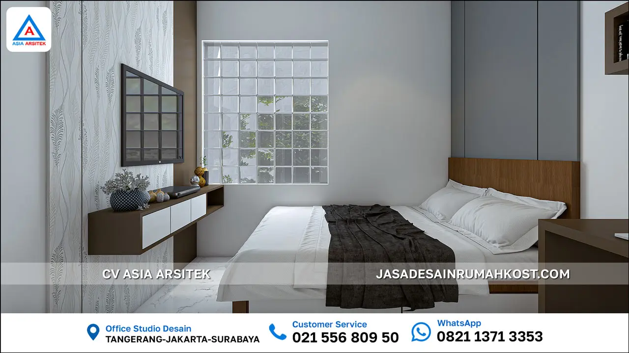Jasa Desain Rumah Kost 4 Lantai di Tangerang Selatan kamar vip