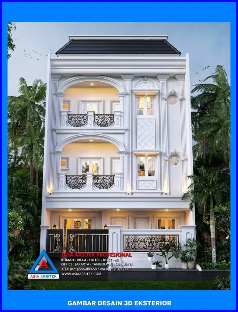 fasad rumah kost Biaya Jasa Desain Rumah Kost di Depok