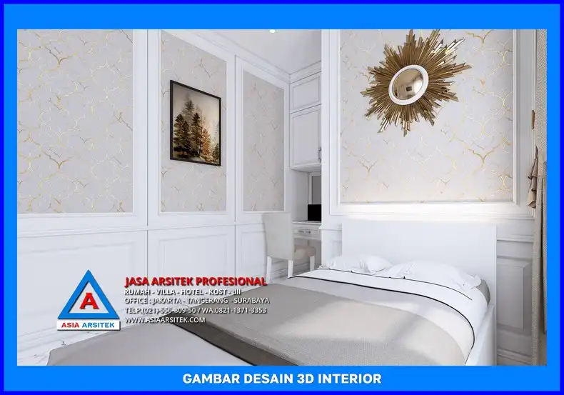 kamar Biaya Jasa Desain Rumah Kost di Depok