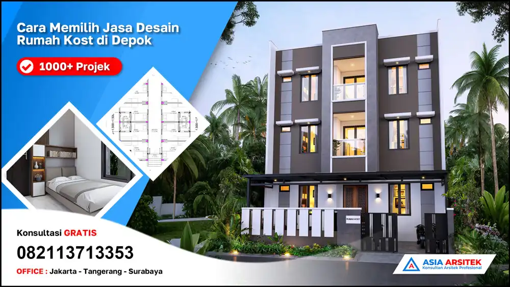 cover Cara Memilih Jasa Desain Rumah Kost di Depok