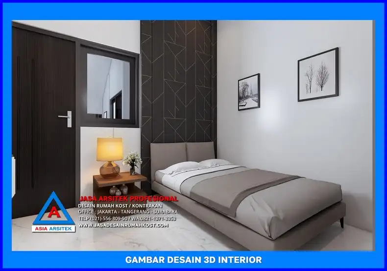 ruang tidur Cara Memilih Jasa Desain Rumah Kost di Depok