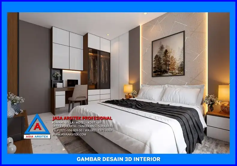 meja belajar rumah kost Desain Rumah Kost Minimalis di Depok