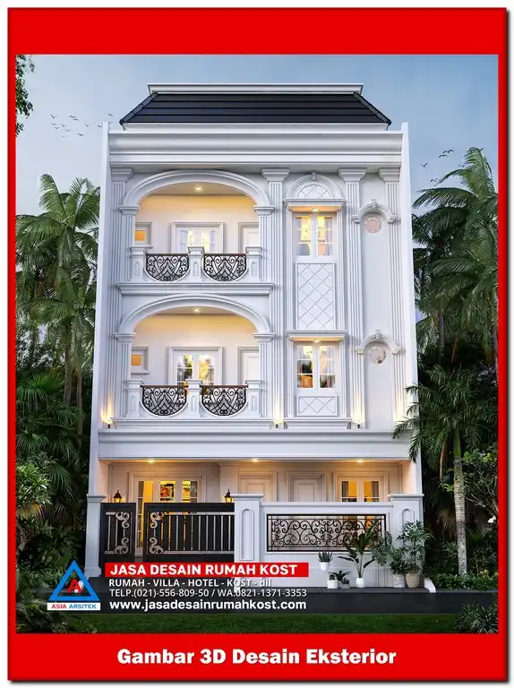 Jasa Desain Rumah Kost di Bojong Menteng Bekasi