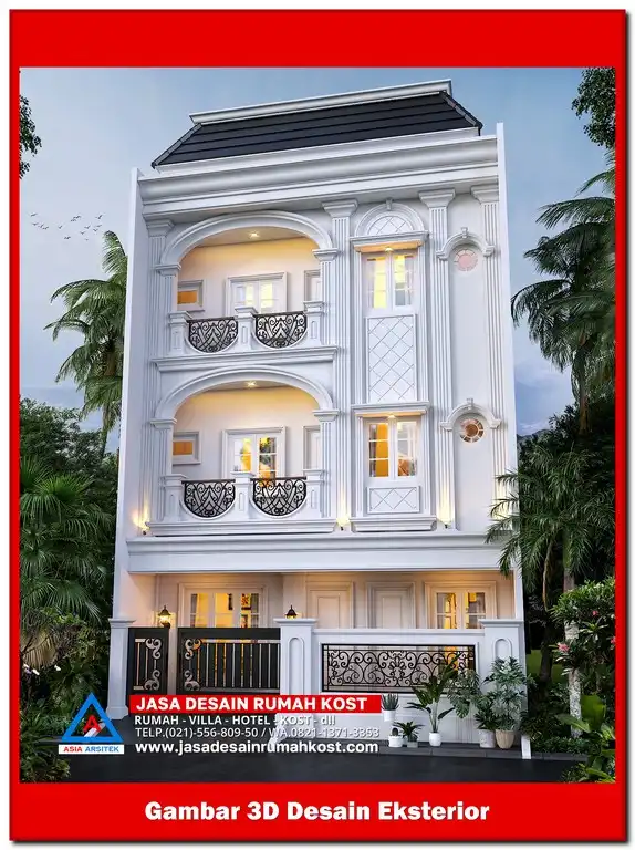 Jasa Desain Rumah Kost di Bojong Menteng Bekasi