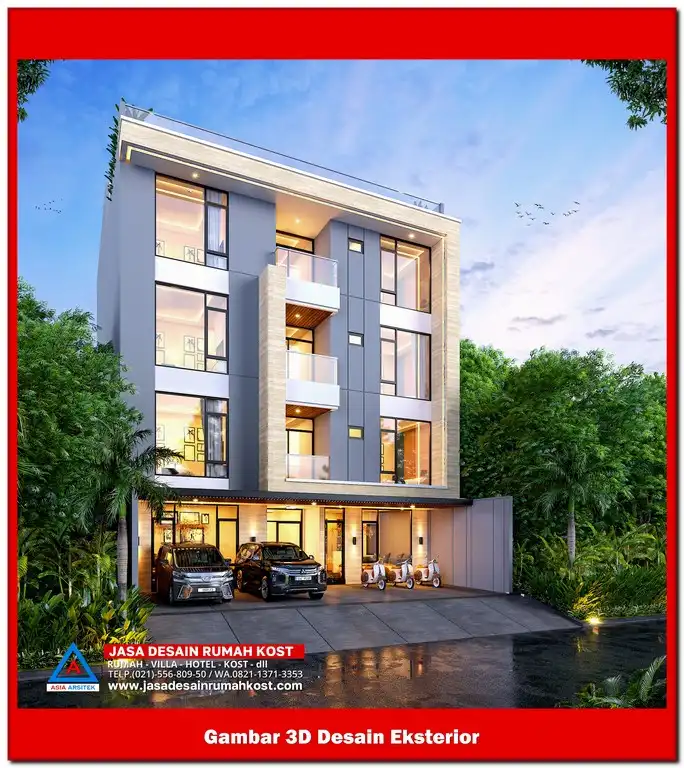 Jasa Desain Rumah Kost di Duren Jaya Bekasi