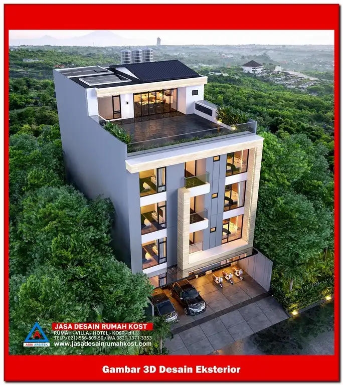 Jasa Desain Rumah Kost di Duren Jaya Bekasi