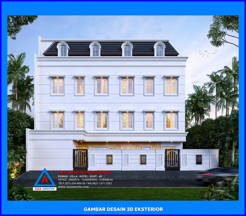 tampak depan rumah kost Jasa Arsitek Rumah Kost Depok