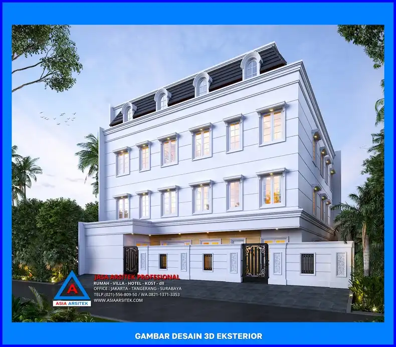 tampak hook rumah kost Jasa Arsitek Rumah Kost Depok