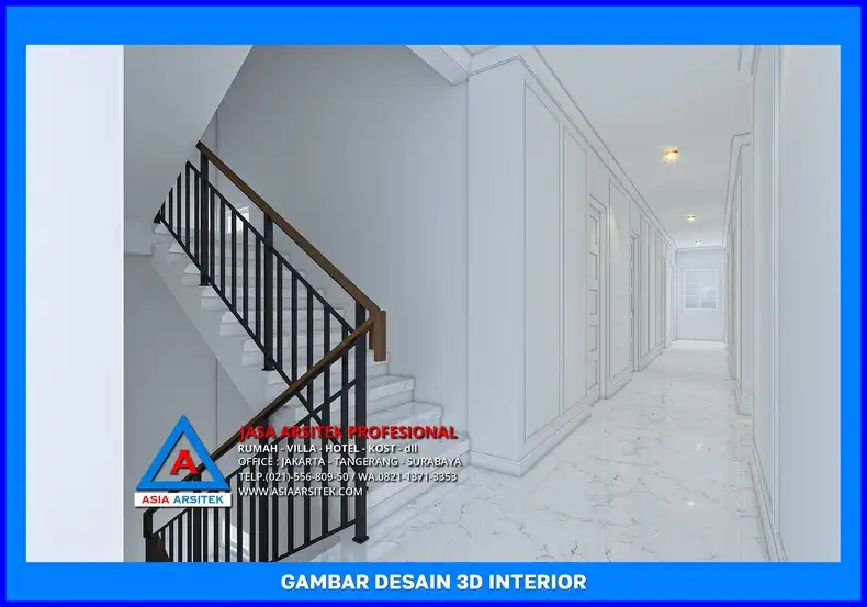 area tangga Jasa Arsitek Rumah Kost Depok