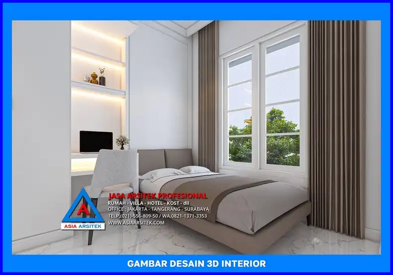 ruang tidur kost Jasa Arsitek Rumah Kost Depok