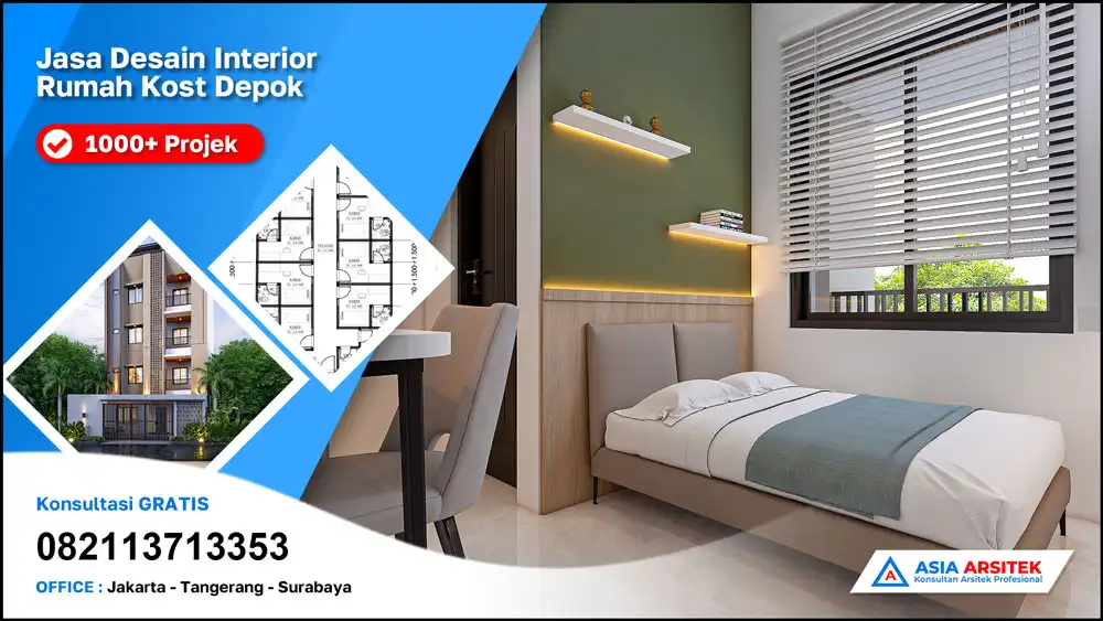 cover Jasa Desain Interior Rumah Kost Depok