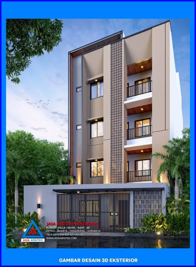 depan kananJasa Desain Interior Rumah Kost Depok
