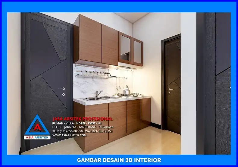 dapur Jasa Desain Rumah Kost Cepat di Depok