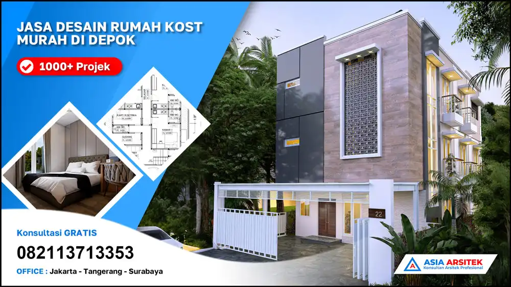 cover oleh Jasa Desain Rumah Kost Murah di Depok