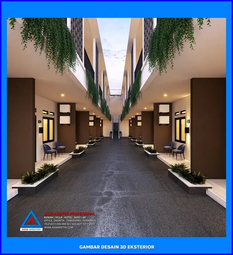 teras Jasa Desain Rumah Kost Profesional di Depok