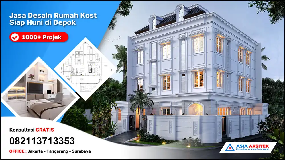 cover Jasa Desain Rumah Kost Siap Huni di Depok