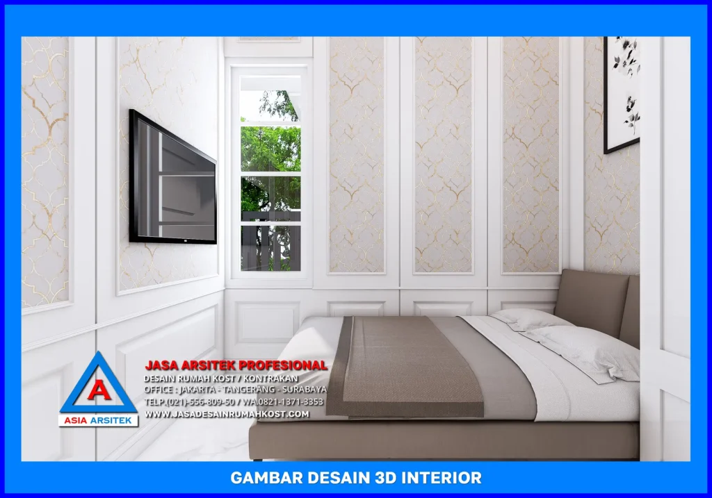 kamar tidur Jasa Desain Rumah Kost Siap Huni di Depok