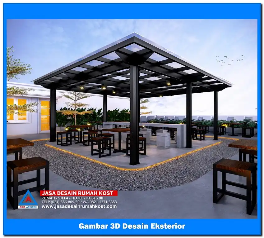 Jasa Desain Rumah Kost di Aren Jaya Bekasi
