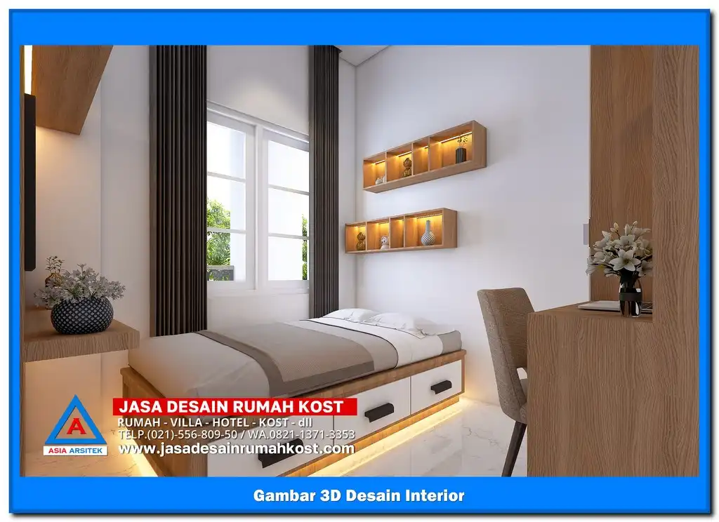 Jasa Desain Rumah Kost di Aren Jaya Bekasi