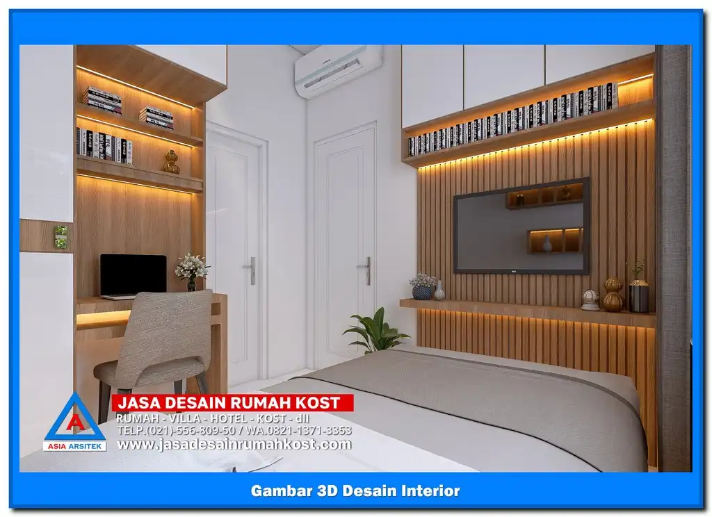 Jasa Desain Rumah Kost di Aren Jaya Bekasi