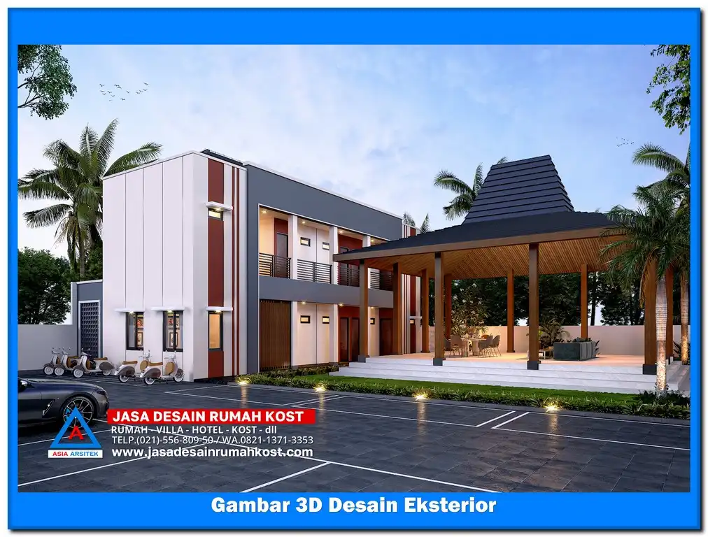 Jasa Desain Rumah Kost di Bintara Bekasi