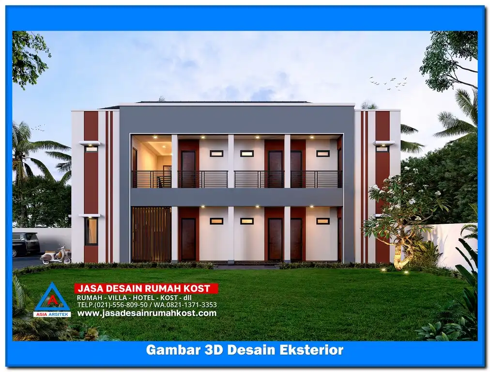 Jasa Desain Rumah Kost di Bintara Bekasi