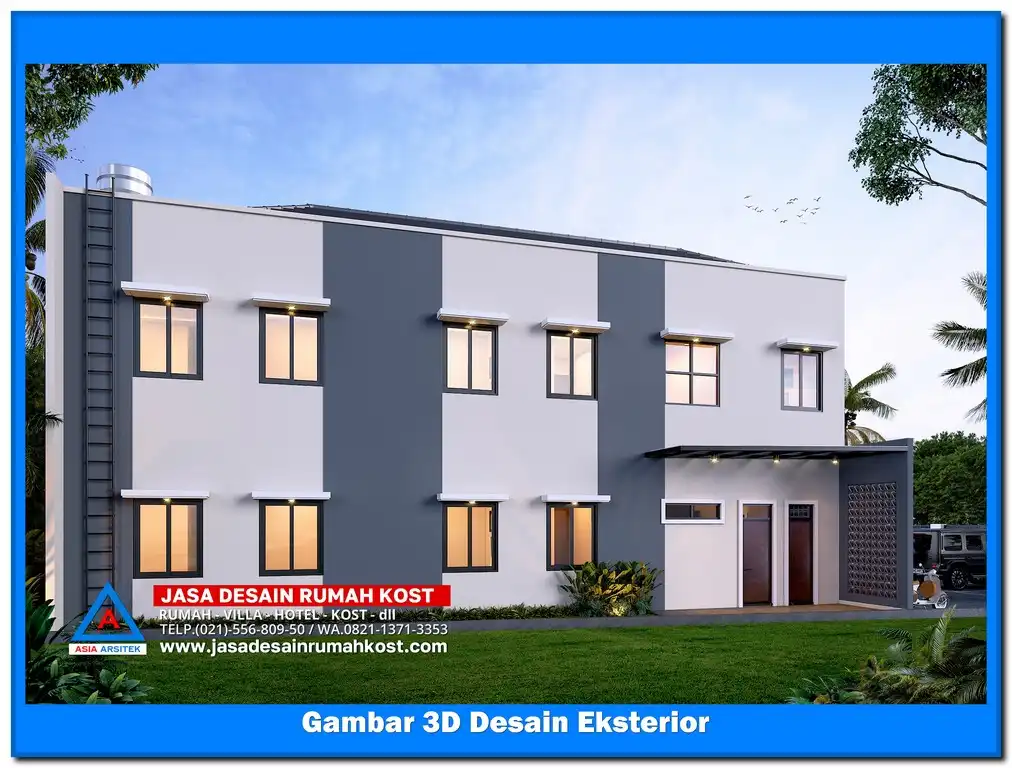 Jasa Desain Rumah Kost di Bintara Bekasi
