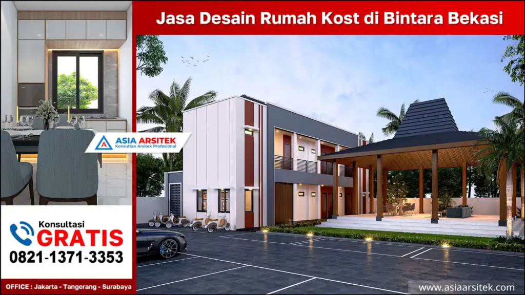 Jasa Desain Rumah Kost di Bintara Bekasi