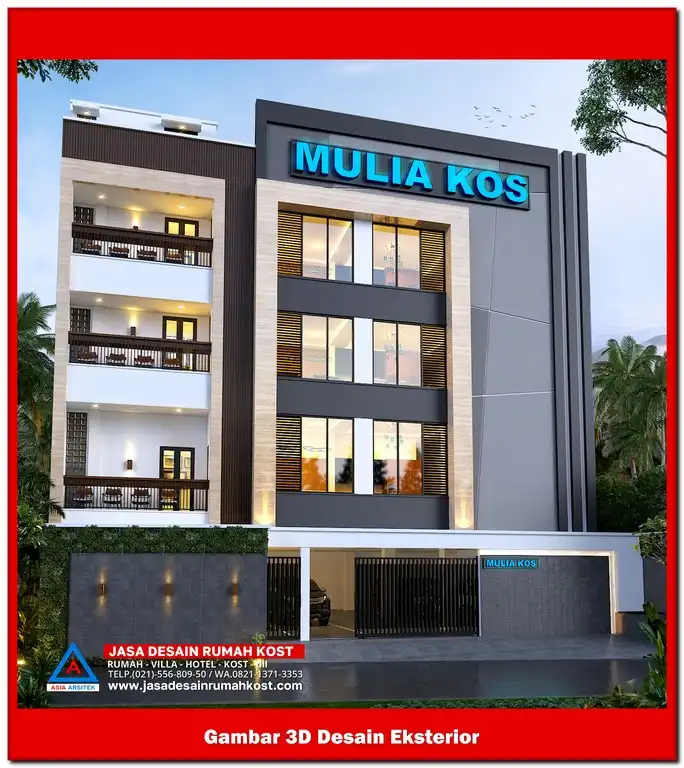 Jasa Desain Rumah Kost di Bintara Jaya Bekasi