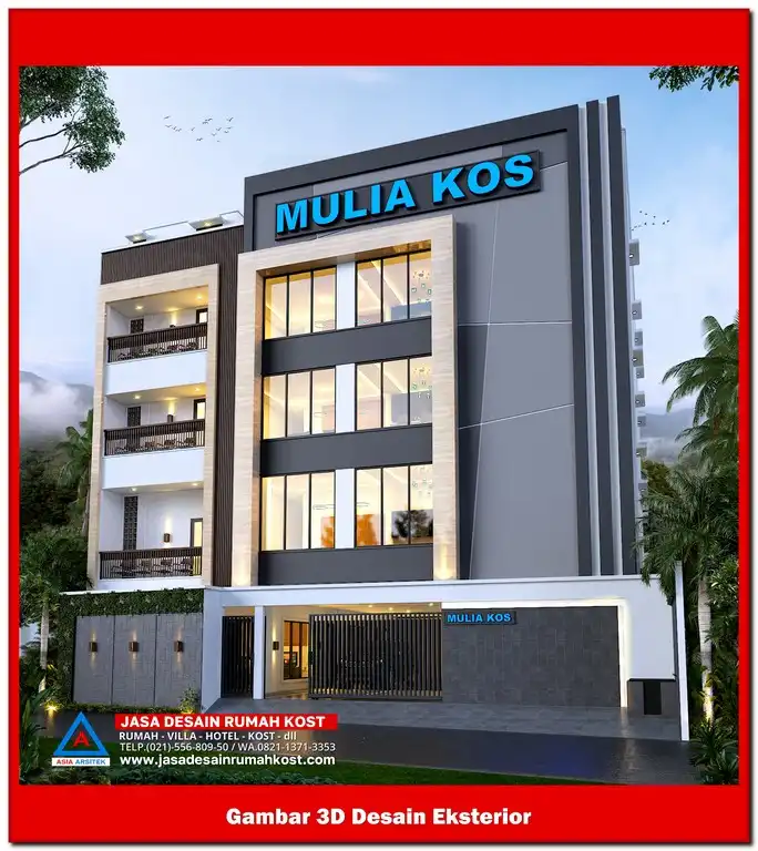 Jasa Desain Rumah Kost di Bintara Jaya Bekasi
