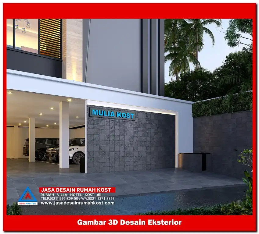 Jasa Desain Rumah Kost di Bintara Jaya Bekasi