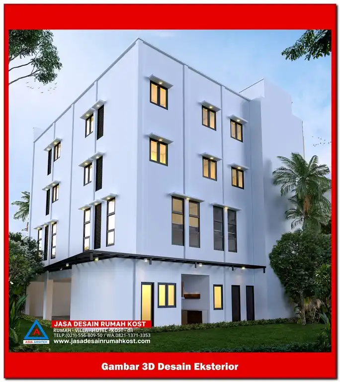 Jasa Desain Rumah Kost di Bintara Jaya Bekasi