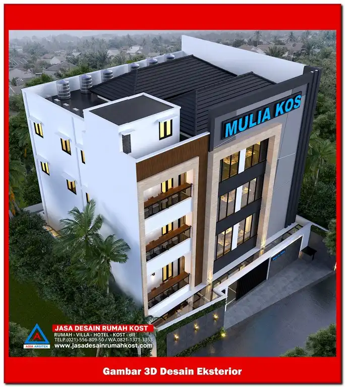 Jasa Desain Rumah Kost di Bintara Jaya Bekasi