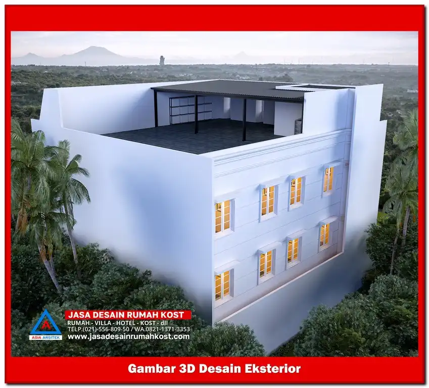 Jasa Desain Rumah Kost di Bojong Rawalumbu Bekasi