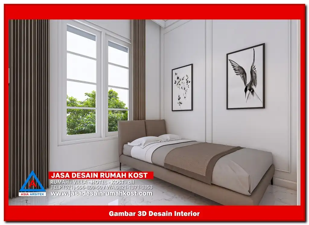 Jasa Desain Rumah Kost di Bojong Rawalumbu Bekasi