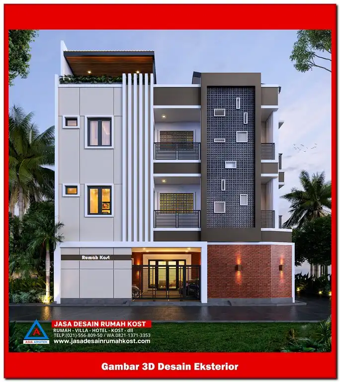 Jasa Desain Rumah Kost di Ciketing Udik Bekasi