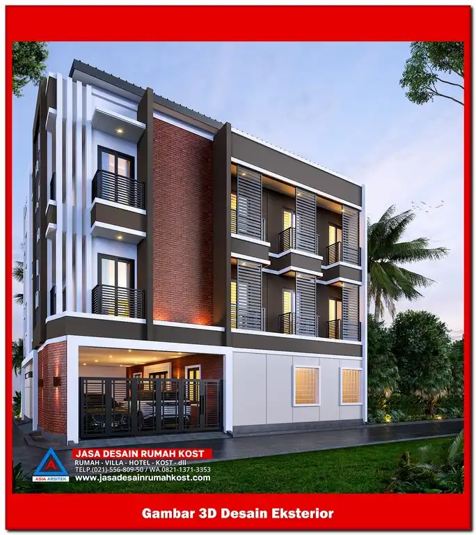Jasa Desain Rumah Kost di Ciketing Udik Bekasi