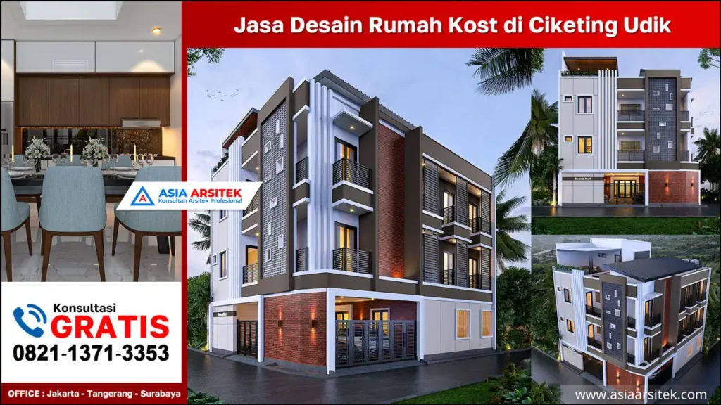 Jasa Desain Rumah Kost di Ciketing Udik Bekasi